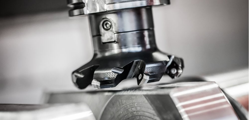 CNC Werkzeug am Werkstück